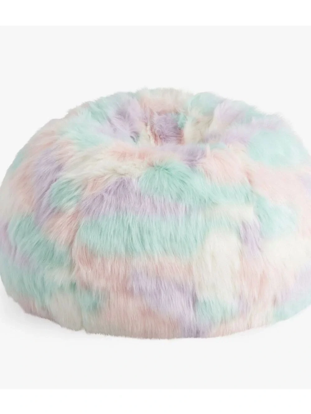 Pottery Barn Teen Medium Unicorn Faux Fur Bean Bag Chair Slipcover Only